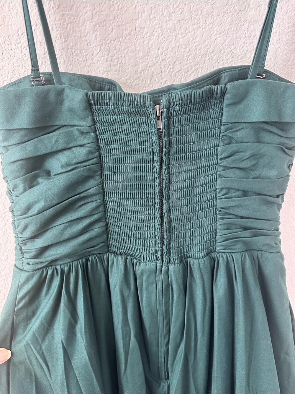 Reformation Kastoria Maxi Dress in Forest Green SZ US 4 - Picture 9 of 10